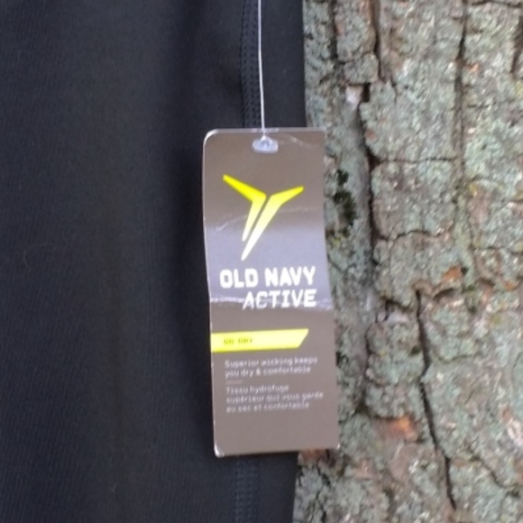 OLD NAVY Black Active Pants NWT S/P - Picture 2 of 5